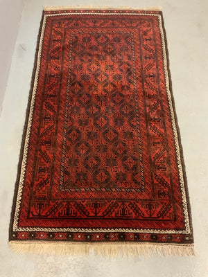 Balouch antique rug (198 x 108cm)