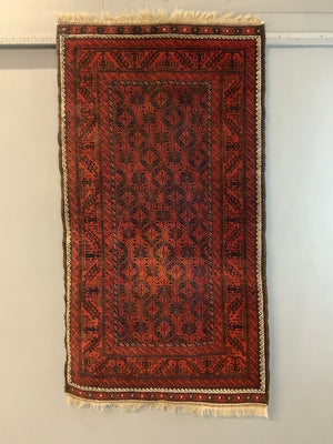 Balouch antique rug (198 x 108cm)