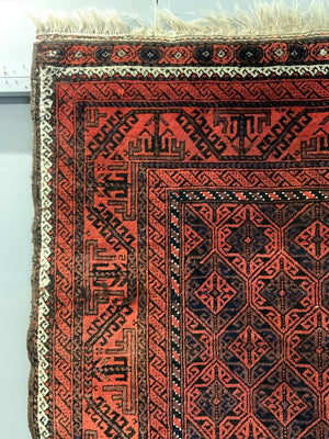 Balouch antique rug (198 x 108cm)