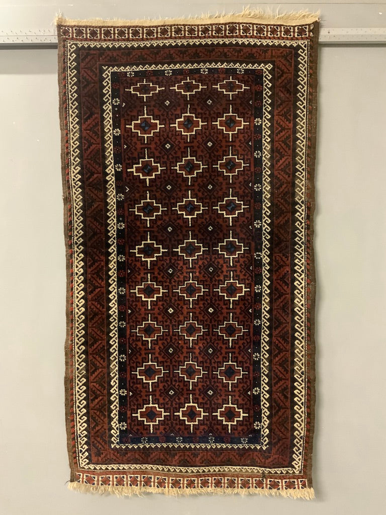 Balouch antique Khorasan rug (196 x 108cm)