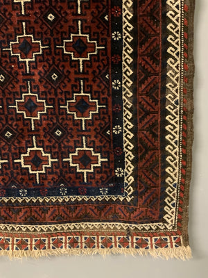 Balouch antique Khorasan rug (196 x 108cm)
