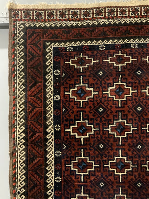 Balouch antique Khorasan rug (196 x 108cm)