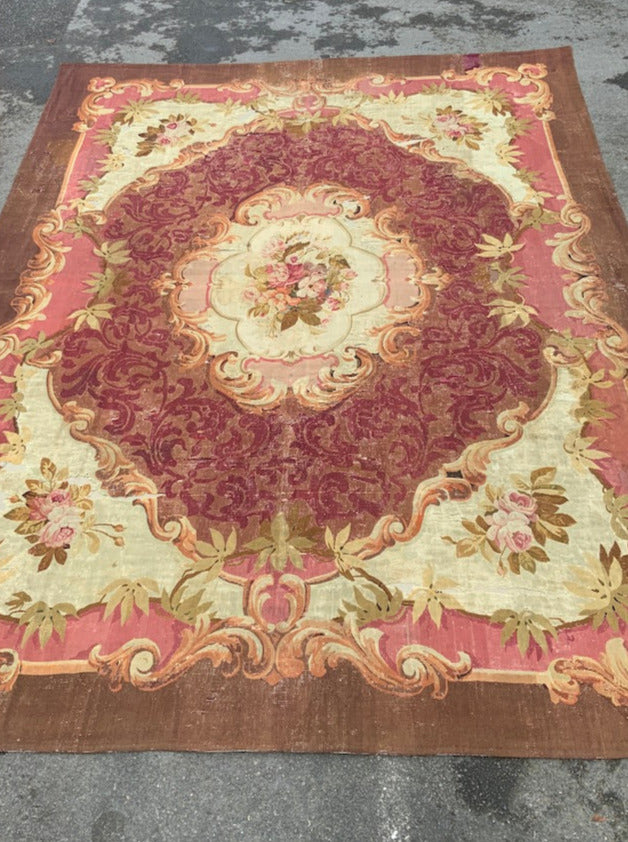 French Aubusson oversize tapestry carpet (455 x 340cm) *AF