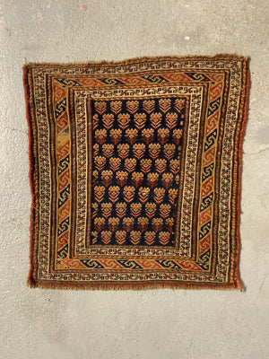Caucasian Shahsavan antique soumac bagface (55 x 50cm)