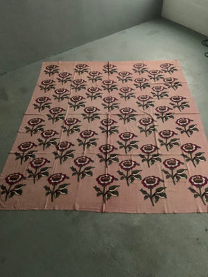 Turkish Kandili type printed cotton (224 x 194cm)