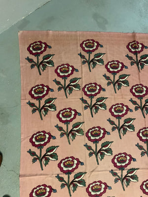 Turkish Kandili type printed cotton (224 x 194cm)