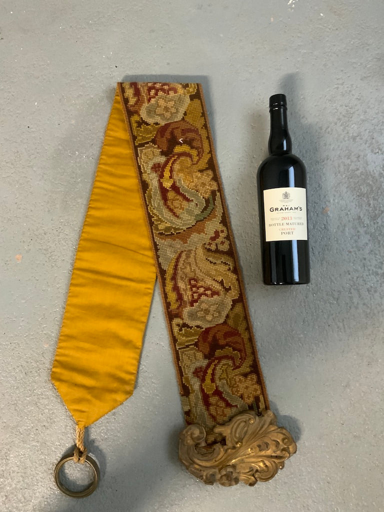 French antique curtain tie back (140 x 25cm)