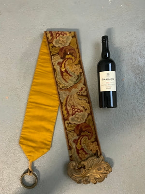 French antique curtain tie back (140 x 25cm)