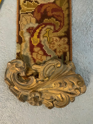 French antique curtain tie back (140 x 25cm)