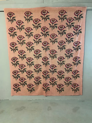 Turkish Kandili type printed cotton (224 x 194cm)