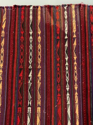 Kurdish or Shahsavan Azeri jajim warpface (195 x 162cm)