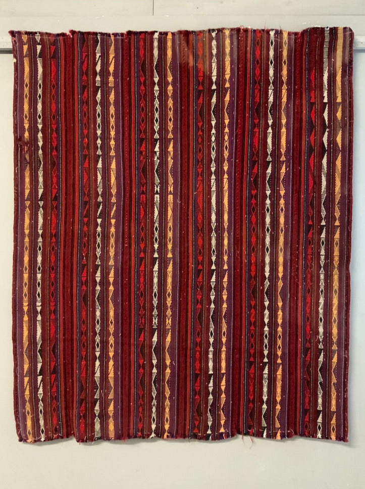 Kurdish or Shahsavan Azeri jajim warpface (195 x 162cm)