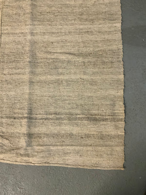 Turkish lightweight cotton / goat hair plainweave coverlet (326 x 180cm)