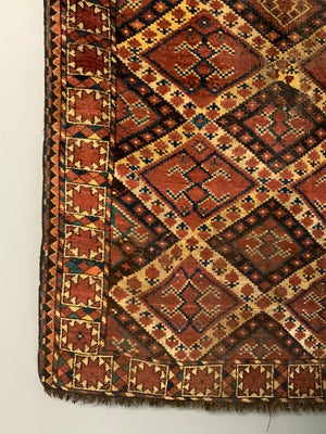 Beshir / Ersari antique ensi (215 x 177cm)