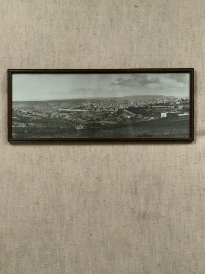 Jerusalem silver gelatin photo from 1920s (60 x 23cm)