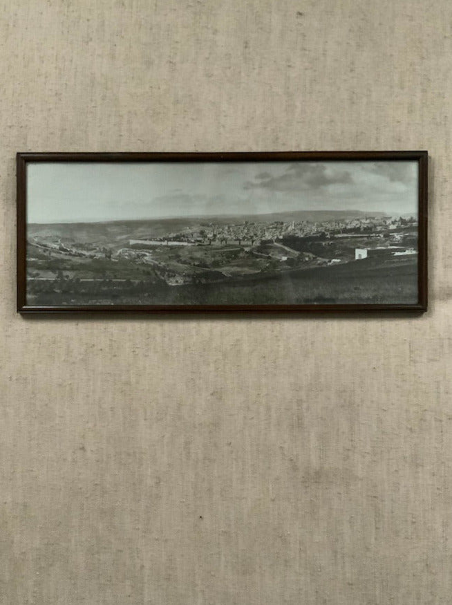 Jerusalem silver gelatin photo from 1920s (60 x 23cm)