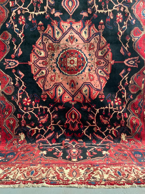 Bactiari carpet with medallion design (306 x 220cm)