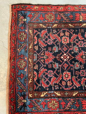 Hamadan Kurdish village rug (206 x 100cm)