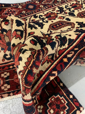 Bactiar large rug with cream field (257 x 158cm)