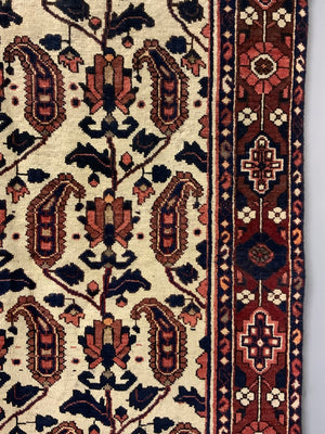 Bactiar large rug with cream field (257 x 158cm)