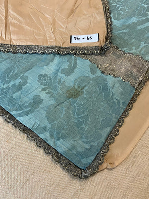 European Amorial silk cushion cover (54 x 63cm)