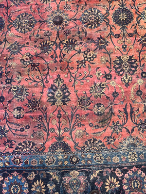 Over-sized 'American' Sarouk carpet (427 x 324cm) *AF