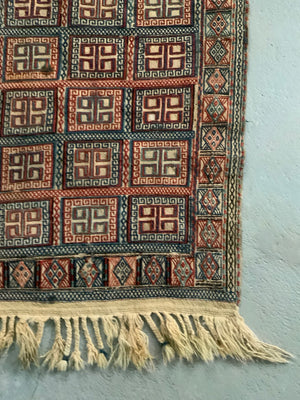 Caucasian antique Verneh palas flatweave (180 x 156cm)