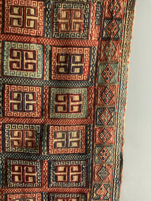 Caucasian antique Verneh palas flatweave (180 x 156cm)