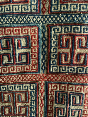 Caucasian antique Verneh palas flatweave (180 x 156cm)