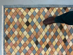 Turkish mosaic design carpet (307 x 184cm) *new