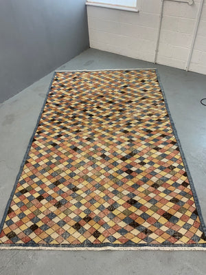 Turkish mosaic design carpet (307 x 184cm) *new