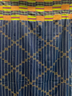 West African Ashanti or Ewe kente mantle (170 x 103cm)