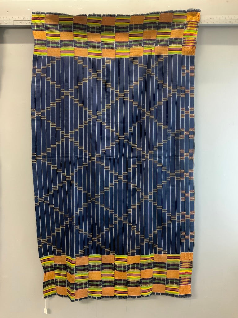 West African Ashanti or Ewe kente mantle (170 x 103cm)
