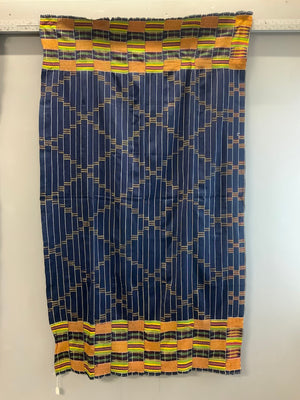 West African Ashanti or Ewe kente mantle (170 x 103cm)