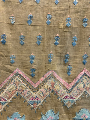 Antique embroidery fragment - possibly Anatolian Armenian  (117 x117cm)