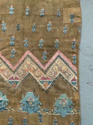 Antique embroidery fragment - possibly Anatolian Armenian  (117 x117cm)