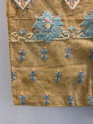 Antique embroidery fragment - possibly Anatolian Armenian  (117 x117cm)