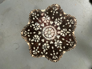 Ottoman period antique tripod side table (60 x 34cm)