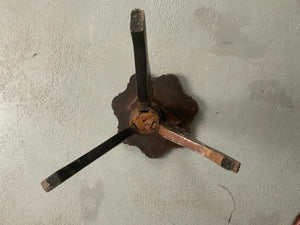 Ottoman period antique tripod side table (60 x 34cm)