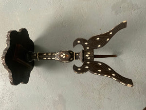 Ottoman period antique tripod side table (60 x 34cm)