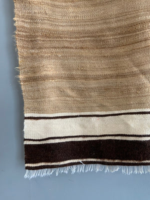 Turkish Siirt lightweight medallion kilim (144 x 117cm)