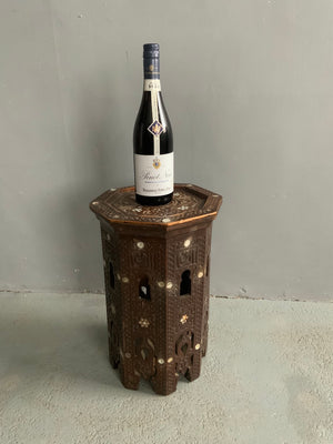 Diminutive Levantine octagonal table (41 x 26cm)