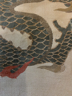 Japanese Edo period antique kesi silk tapestry (205 x 136cm)