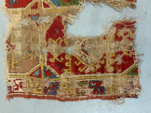 Anatolian Konya / Capadocian antique rug fragment (112 x 79cm)
