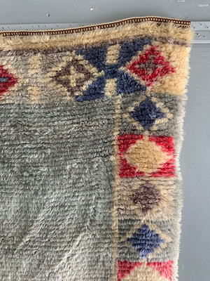 Finnish / Swedish vintage Rya rug (193 x 108cm)