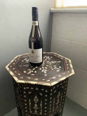 Leventine table with bone & MOP inlay (55 x 37cm)