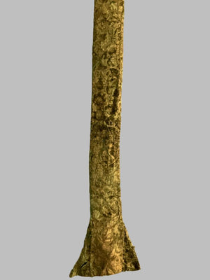 Italian green antique silk velvet priest’s stola (146cm)