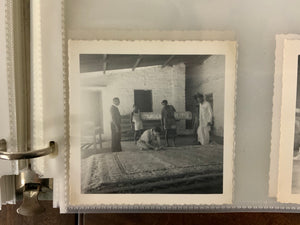 Photographic collection of North Indian rug making in 1940s