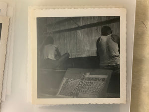 Photographic collection of North Indian rug making in 1940s