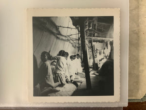 Photographic collection of North Indian rug making in 1940s